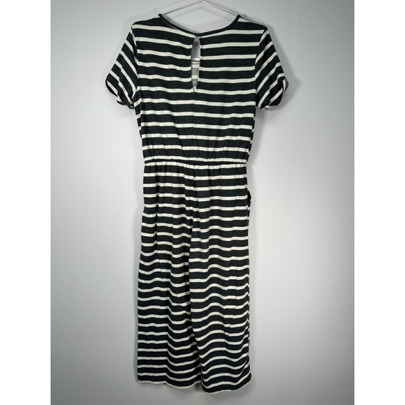 Old Navy‎ Gray Striped T-shirt Jumpsuit Large - Picture 6 of 8